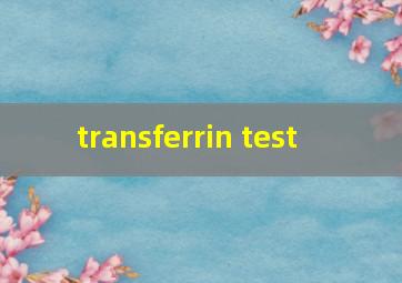 transferrin test
